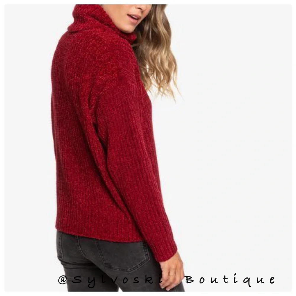🔥 Roxy Women's Velvet Morning Sweater NWT - Picture 4 of 8